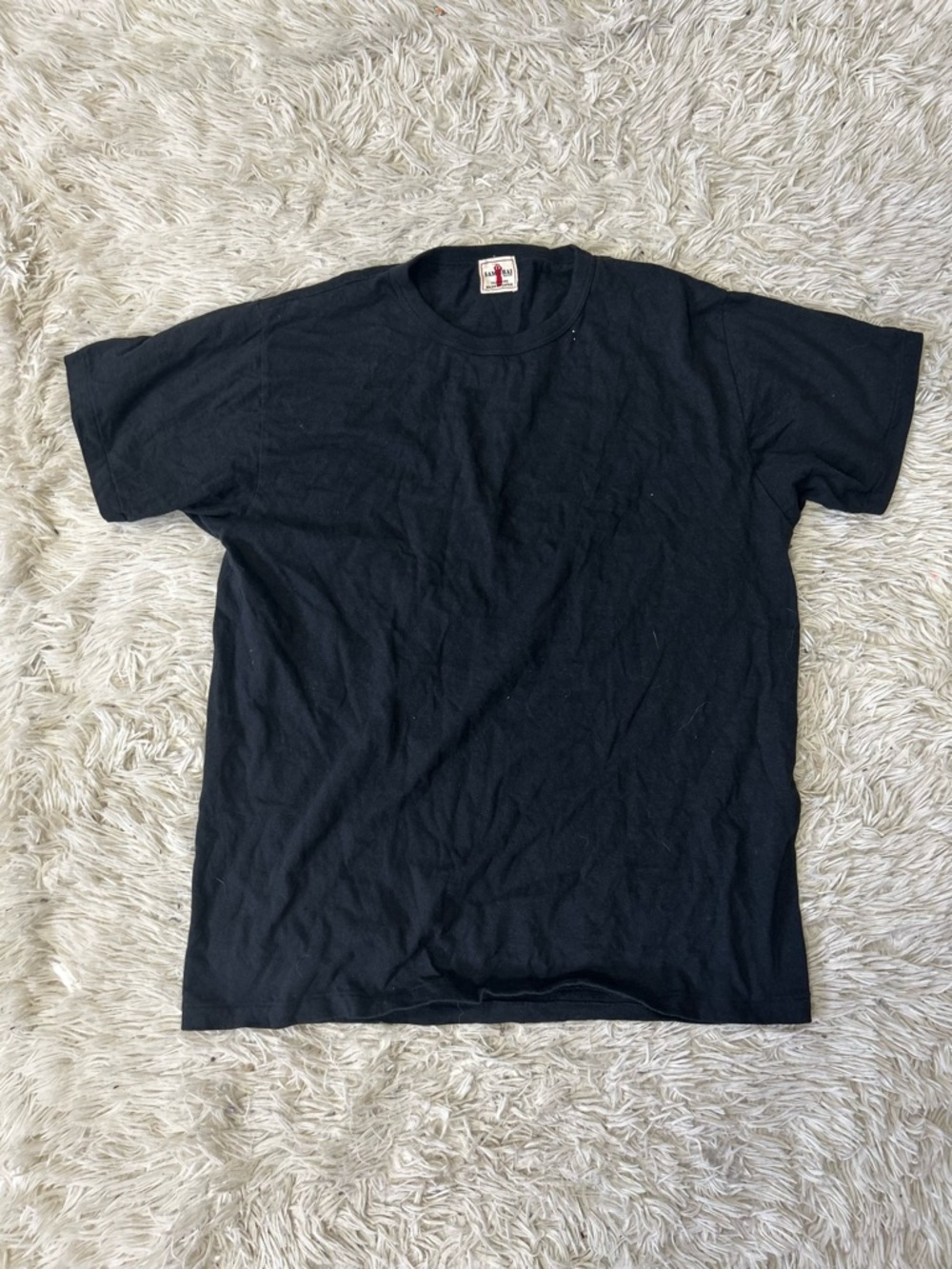Samurai Cotton Black Basic Tee Shirt